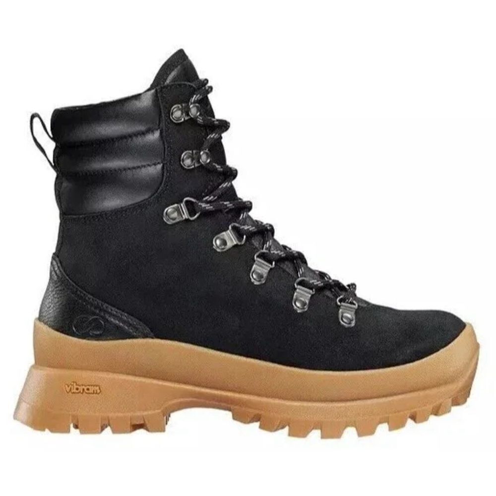 Calia Women's Ella Black & Brown Lace-Up Boots Women